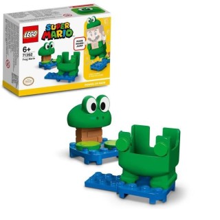 LEGO 71392 Super Mario Pack de Puissance Mario Grenouille, Jouet a Col