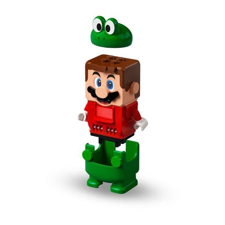 LEGO 71392 Super Mario Pack de Puissance Mario Grenouille, Jouet a Col