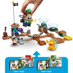 LEGO 71397 Super Mario Set d'Extension Labo et Ectoblast de Luigi's Mansion, Jeu de Construction pour Enfants +6 Ans