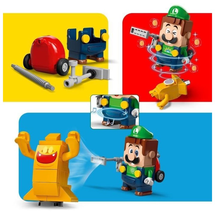 LEGO 71397 Super Mario Set d'Extension Labo et Ectoblast de Luigi's Ma