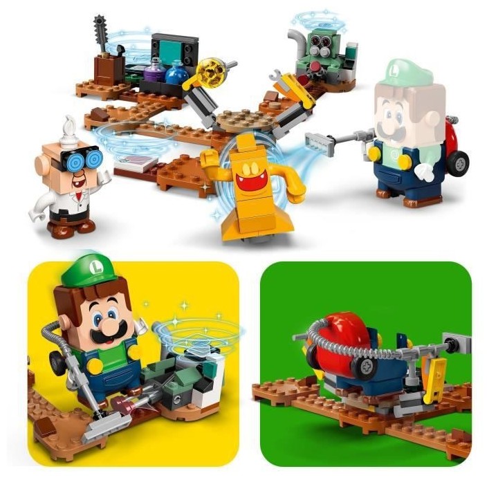 LEGO 71397 Super Mario Set d'Extension Labo et Ectoblast de Luigi's Ma