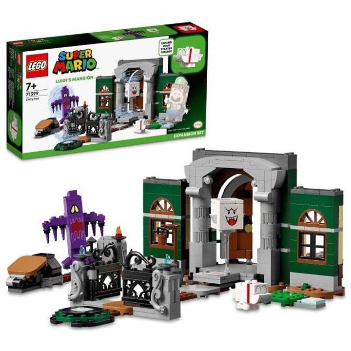 LEGO 71399 Super Mario Ensemble d'Extension L'entrée de Luigi's Mansi