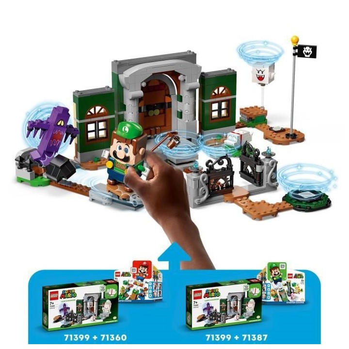 LEGO 71399 Super Mario Ensemble d'Extension L'entrée de Luigi's Mansi