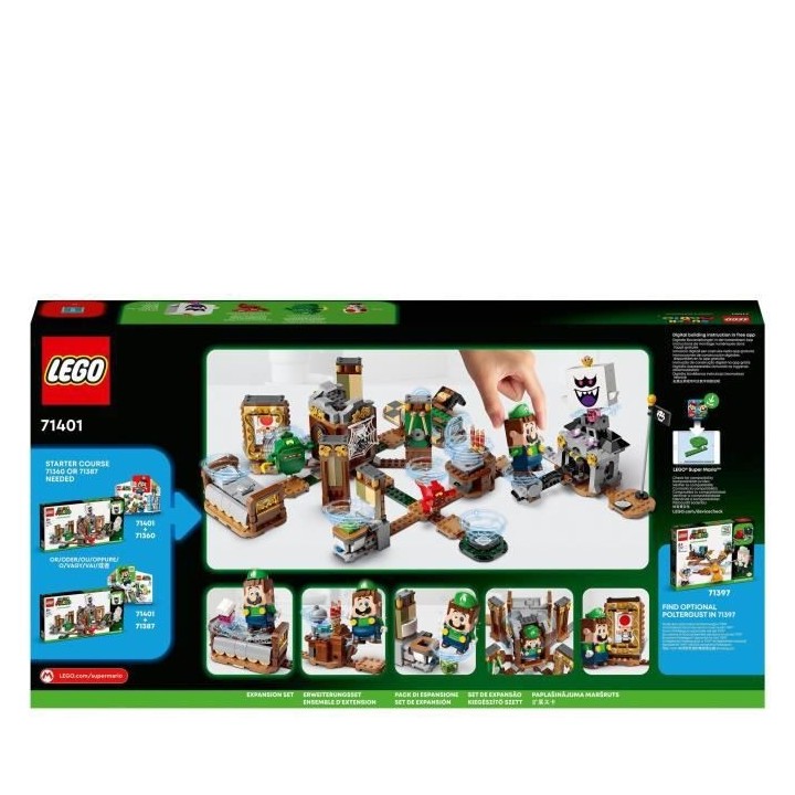 LEGO 71401 Super Mario Set d'Extension Le Cache-Cache Hanté de Luigi'