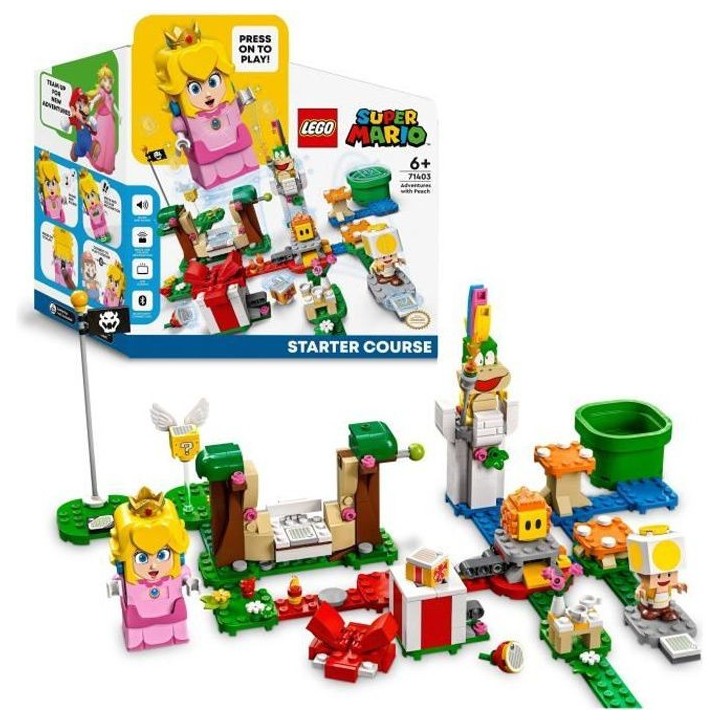 LEGO Super Mario 71403 Pack de Démarrage Les Aventures de Peach, Joue