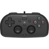 Hori Mini Manette Filaire Noire Pour PS4 - Licence Officielle Sony