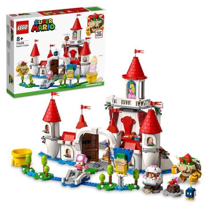 LEGO Super Mario 71408 Ensemble d'Extension Le Château de Peach, Joue