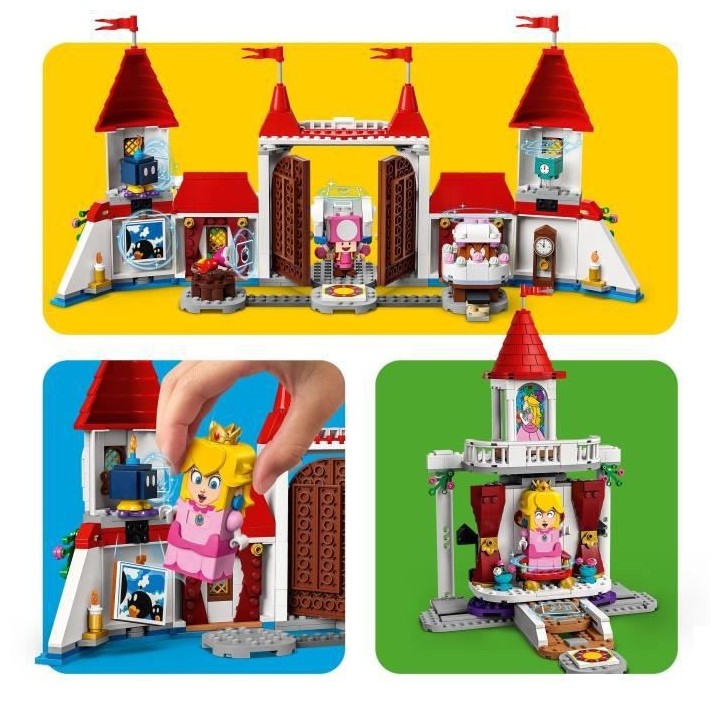 LEGO Super Mario 71408 Ensemble d'Extension Le Château de Peach, Joue