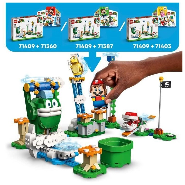 LEGO Super Mario 71409 Ensemble d'Extension Le Défi du Maxi-Spike sur