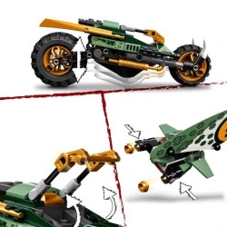 LEGO NINJAGO 71745 La Moto de la Jungle de Lloyd, Jouet avec Véhicule et Minifigurines