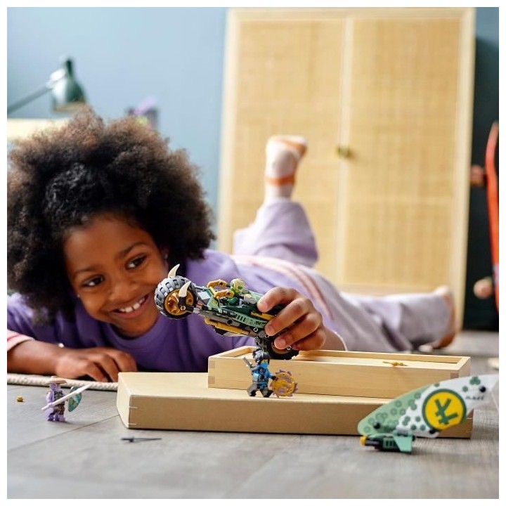 LEGO NINJAGO 71745 La Moto de la Jungle de Lloyd, Jouet avec Véhicule