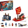 LEGO 71749 NINJAGO L'ultime QG des ninjas et Figurine Dragon, Jouet Bateau pour Enfants de 4 ans et plus