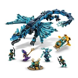 LEGO 71754 NINJAGO Le dragon de l'eau – Jeu de Construction Ninja pour Enfants de 9 ans et plus