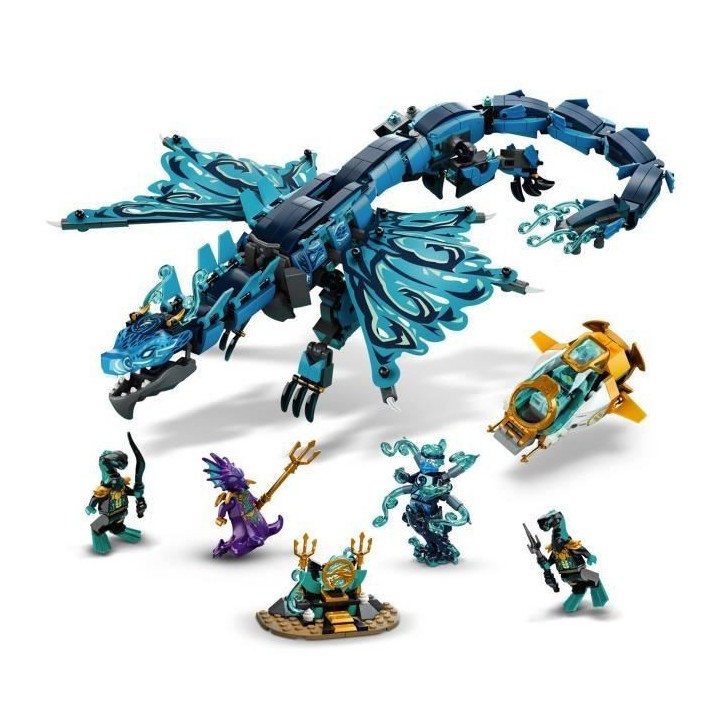 LEGO 71754 NINJAGO Le dragon de l'eau – Jeu de Construction Ninja po