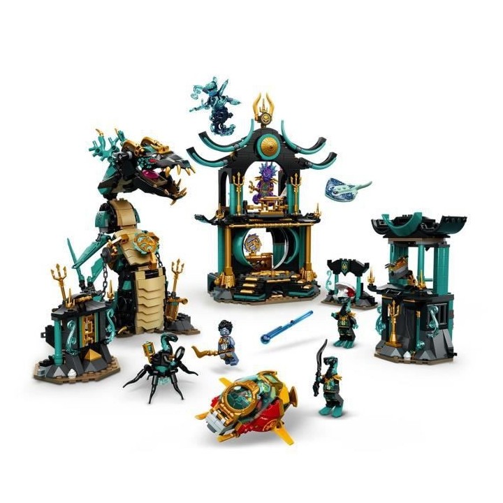 LEGO 71755 NINJAGO Le temple de la Mer sans fin avec Ninja Kai – Jou