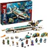 LEGO 71756 NINJAGO L'Hydro Bounty –Sous-marin avec Mini Figurines Kai et Nya, Jouet Ninja pour Enfants 9 ans et plus