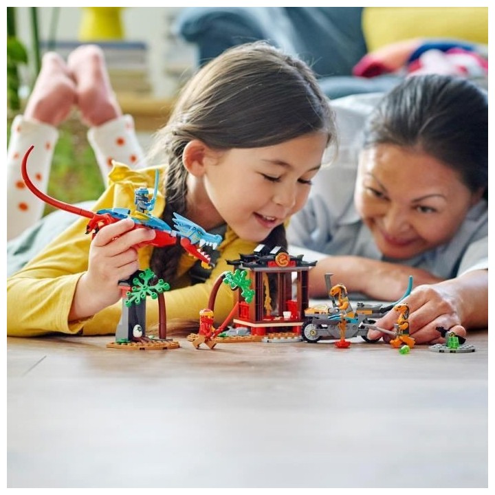 LEGO NINJAGO 71759 Le Temple du Dragon Ninja, Ensemble de Jouet et de