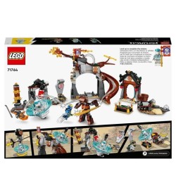 LEGO 71764 Ninjago Le Centre D'Entraînement Ninja, Toupie Jouet Pour les Enfants Avec les Minifigures Zane & Jay