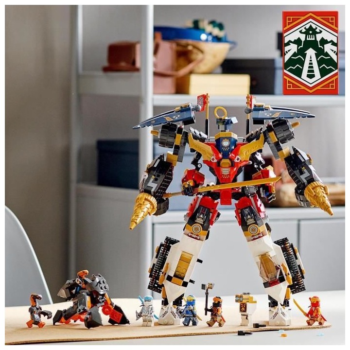 LEGO 71765 NINJAGO Le Robot Ultra Combo Ninja 4 en 1, Voiture, Jet, Ta
