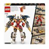 LEGO 71765 NINJAGO Le Robot Ultra Combo Ninja 4 en 1, Voiture, Jet, Tank et 7 Minifiguresavec banniere a collectionner