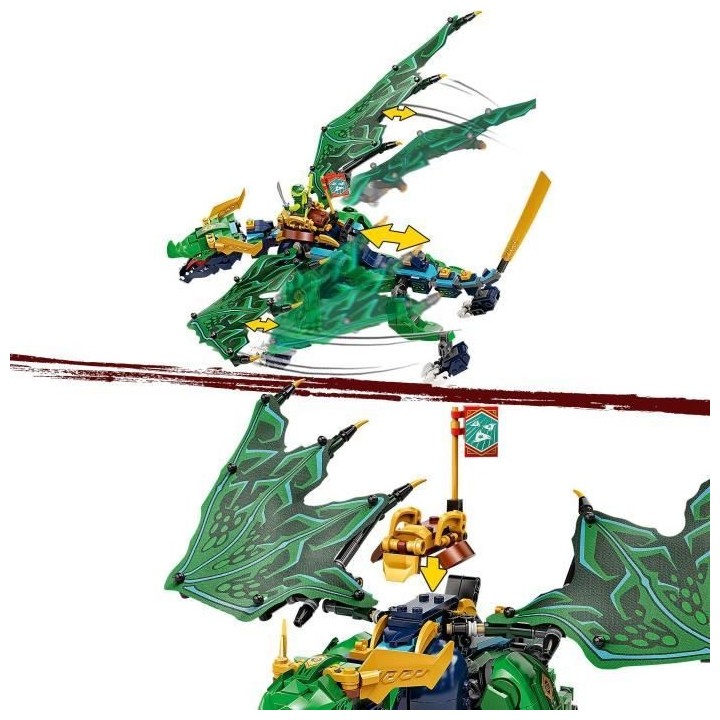 LEGO NINJAGO 71766 Le Dragon Légendaire de Lloyd, Jouet et Figurines