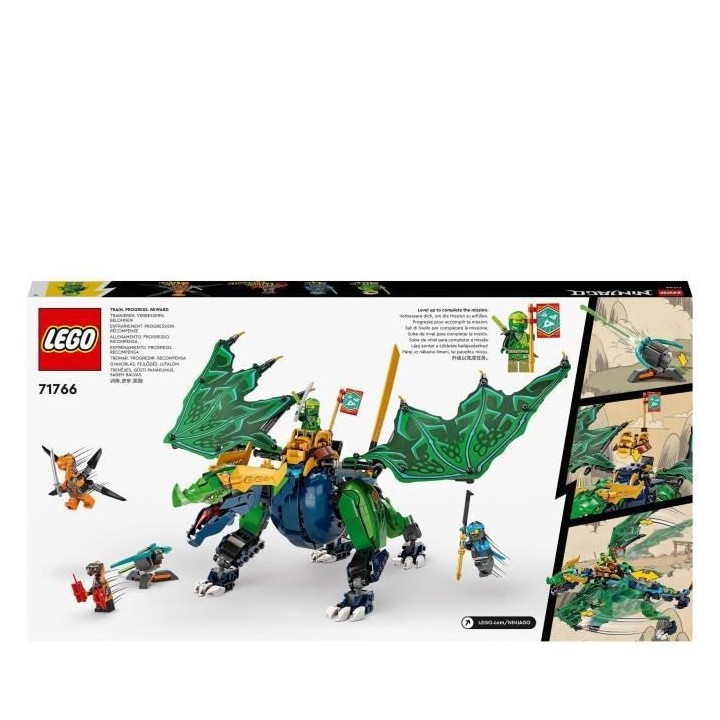 LEGO NINJAGO 71766 Le Dragon Légendaire de Lloyd, Jouet et Figurines