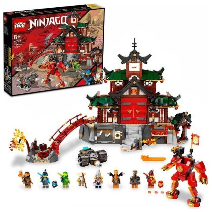 LEGO NINJAGO 71767 Le Temple Dojo Ninja Set Maîtres du Spinjitzu, Jou