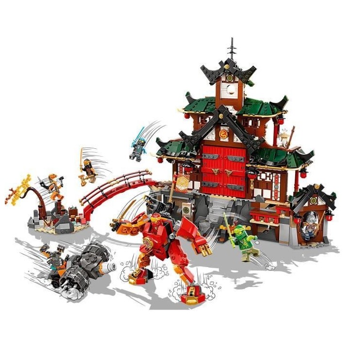 LEGO NINJAGO 71767 Le Temple Dojo Ninja Set Maîtres du Spinjitzu, Jou