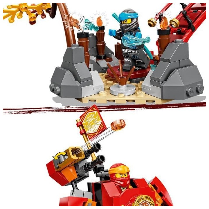LEGO NINJAGO 71767 Le Temple Dojo Ninja Set Maîtres du Spinjitzu, Jou