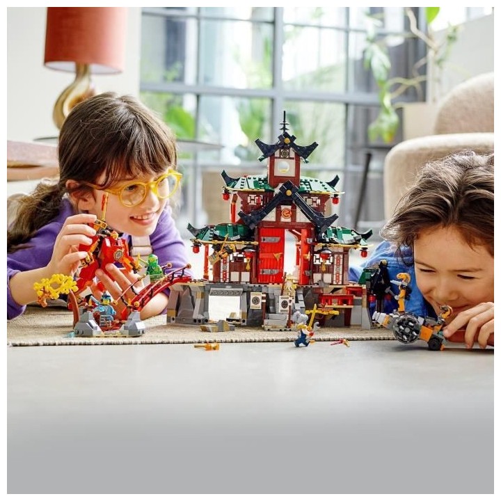 LEGO NINJAGO 71767 Le Temple Dojo Ninja Set Maîtres du Spinjitzu, Jou
