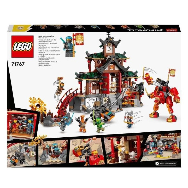 LEGO NINJAGO 71767 Le Temple Dojo Ninja Set Maîtres du Spinjitzu, Jou