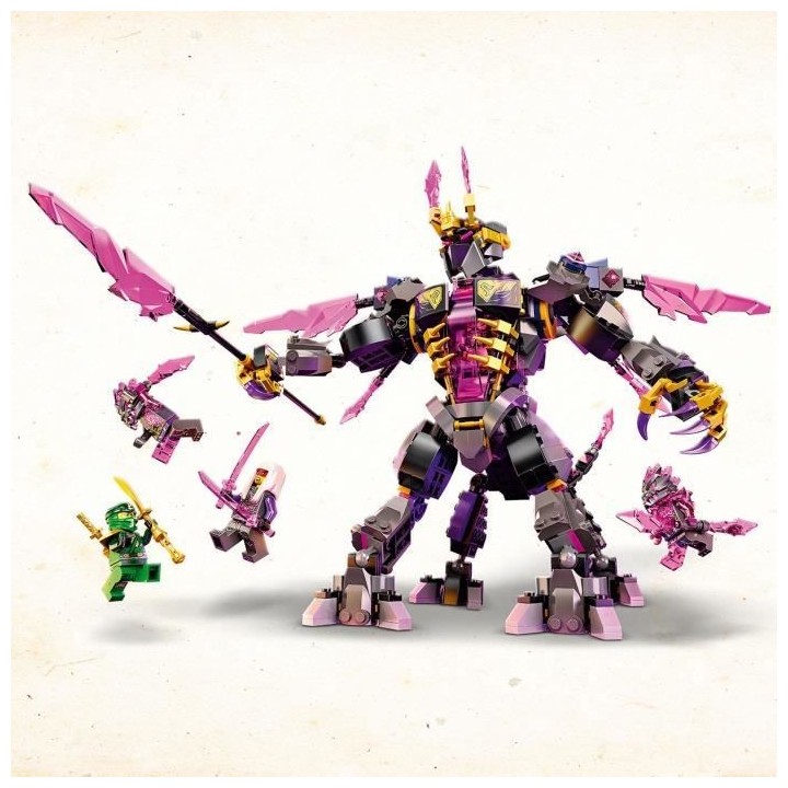 LEGO NINJAGO 71772 Le Roi de Cristal, Ensemble avec Figurines, dont Ll