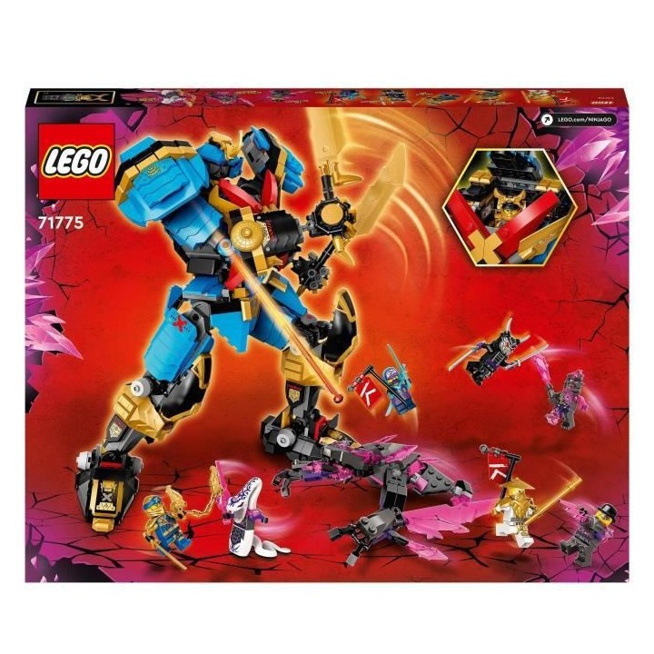 LEGO NINJAGO 71775 Le Robot Samourai X de Nya, Jouet et Figurines de M