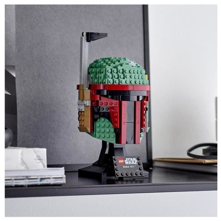 LEGO Star Wars 75277 Le Casque de Boba Fett, Série Le Mandalorien, Ma