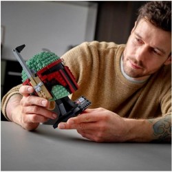 LEGO Star Wars 75277 Le Casque de Boba Fett, Série Le Mandalorien, Masque Star Wars, Figurine Boba Fett, Construction Adulte