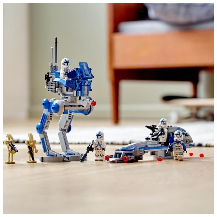 LEGO Star Wars 75280 Les Clone Troopers de la 501eme Légion, Jouet En