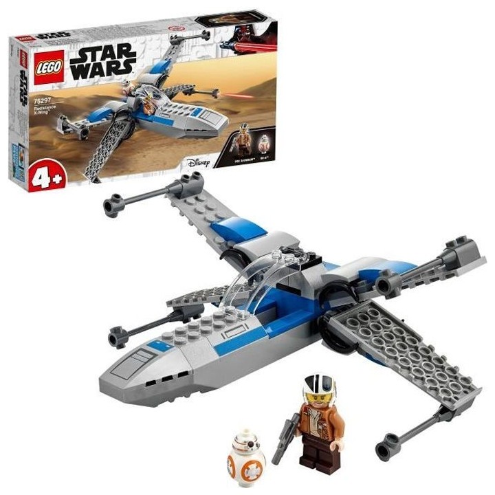 LEGO Star Wars 75297 X-Wing de la Résistance, Jouet de Construction,