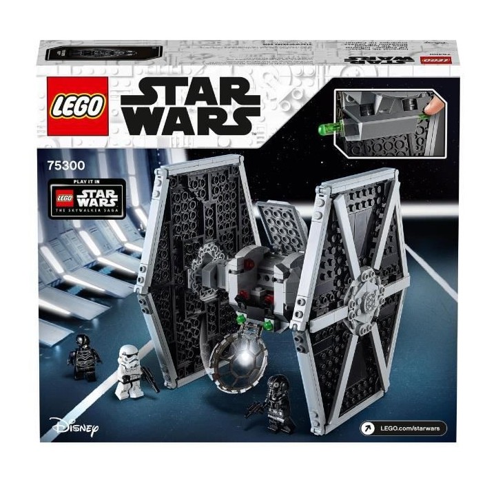 LEGO Star Wars 75300 TIE Fighter Impérial, Jouet, Vaisseau Spatial, M