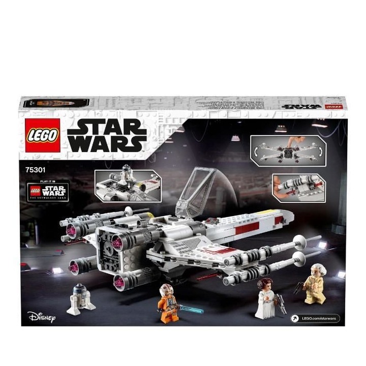 LEGO Star Wars 75301 Le X-Wing Fighter de Luke Skywalker, Jouet Vaisse