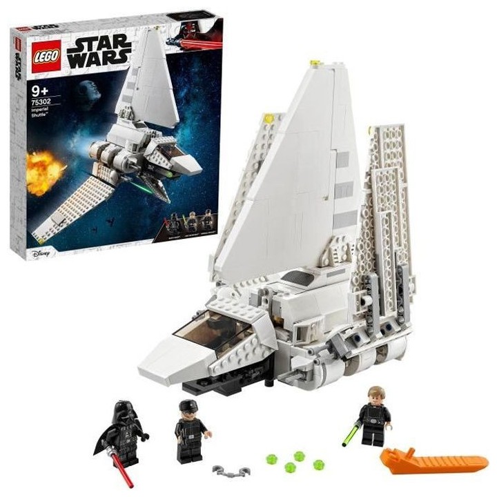 LEGO Star Wars 75302 La Navette Impériale, Jouet, Minifigurines Luke