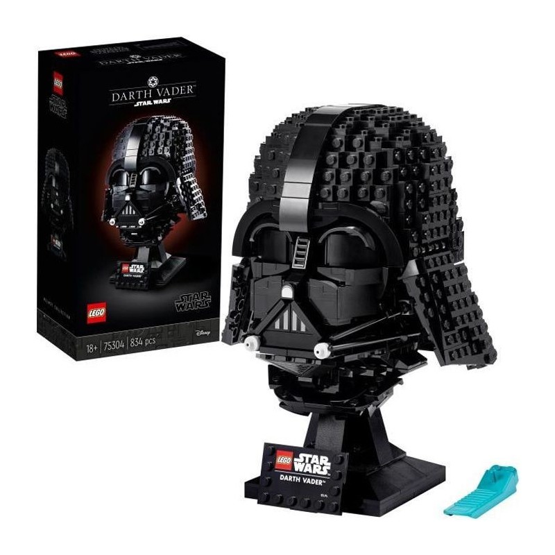 LEGO Star Wars 75304 Le Casque de Dark Vador, Kit de Maquette, Masque, Cadeau pour Adultes