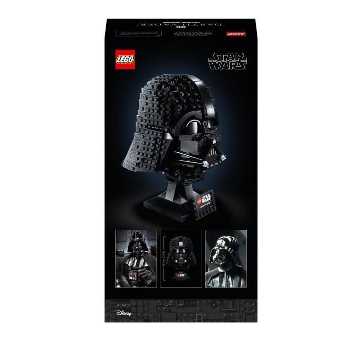 LEGO Star Wars 75304 Le Casque de Dark Vador, Kit de Maquette, Masque,