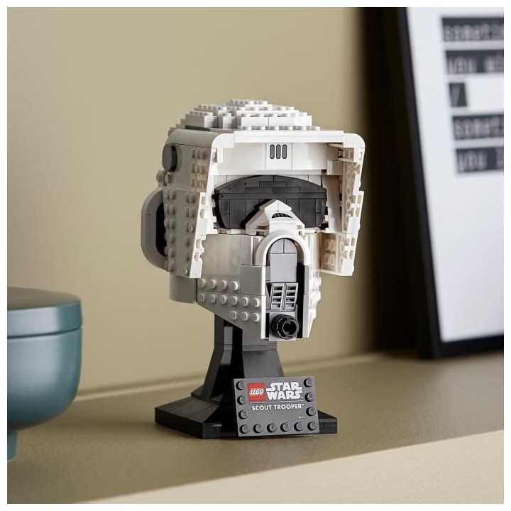 LEGO Star Wars 75305 Le Casque du Scout Trooper, Kit, Masque, Maquette