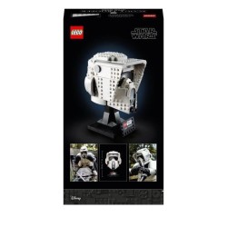 LEGO Star Wars 75305 Le Casque du Scout Trooper, Kit, Masque, Maquette, Cadeau pour Adultes