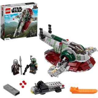 LEGO 75312 Star Wars Le Vaisseau de Boba Fett, Set avec 2 Figurines, J
