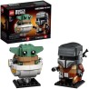 LEGO Star Wars 75317 Le Mandalorien et l'Enfant, Jouet de Construction, Figurine Bébé Yoda