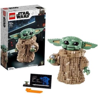LEGO Star Wars 75318 L'Enfant, Jouet, Figurine Bébé Yoda, Décoratio