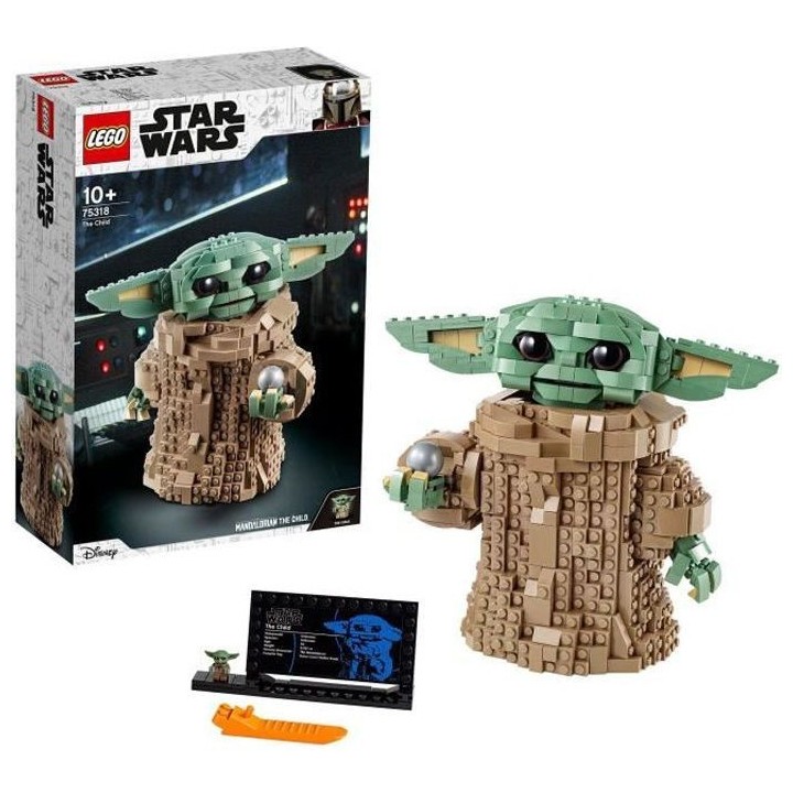 LEGO Star Wars 75318 L'Enfant, Jouet, Figurine Bébé Yoda, Décoratio