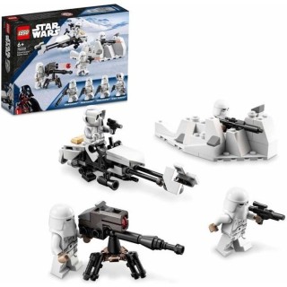 LEGO 75320 Star Wars Pack de combat Snowtrooper, Set Collector avec 4