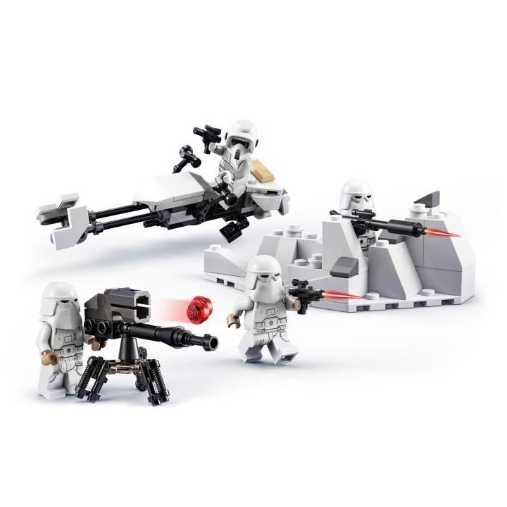 LEGO 75320 Star Wars Pack de combat Snowtrooper, Set Collector avec 4